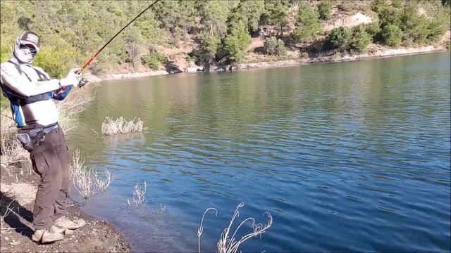 Кипр.Сезон 2020.Часть -9. Сход большого басса у берега! Ловлю судака на воблер в самую жару днЁм! смотреть онлайн