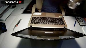 Asus R540U Disassembly - Screen Replacement