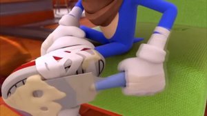 Sonamy Jealousy Moments in Sonic Boom.