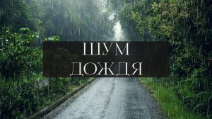 ЗВУКИ ПРИРОДЫ 001. Шум дождя 🌧️