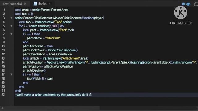 Roblox studio: Make unions with scripts (Part:UnionAsync()) смотреть онлайн