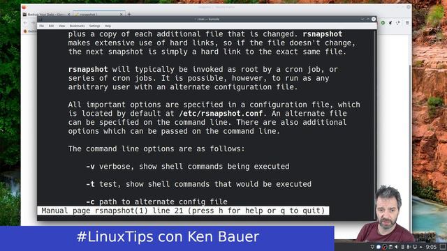 #LinuxTips - rsnapshot