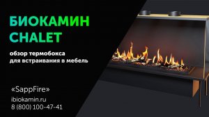Био камин Chalet c искусственными дровами  | ibiokamin.ru
