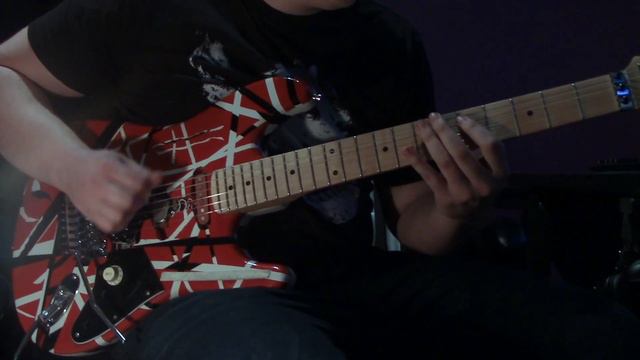 Frankenstrat test W/ the EVH Frankenstrat pickup смотреть онлайн