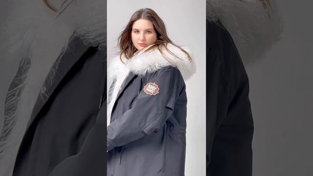 Классическая средняя куртка BOHO PARKA на меху ламы. Идеальный вариант на зиму.