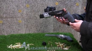 Essais des revolvers Dan Wesson 715 en calibre 4.5 plombs et billes d'acier