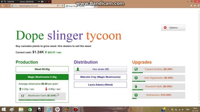 Dope Slinger Tycoon|кликер травы смотреть онлайн
