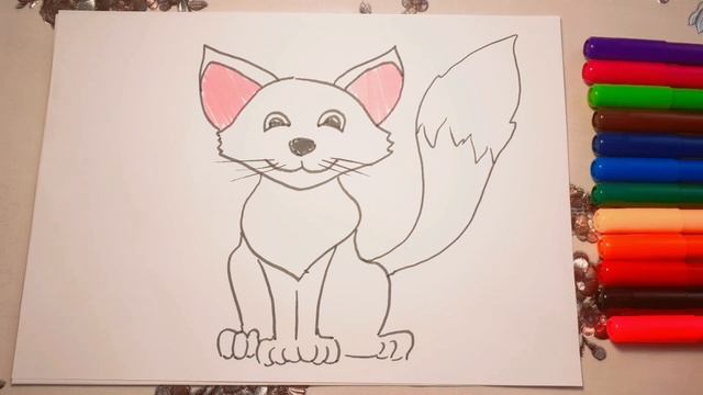Как нарисовать лису?!?! #учимсярисовать