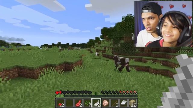 SISTER PLAYS MINECRAFT (Very Cute) смотреть онлайн