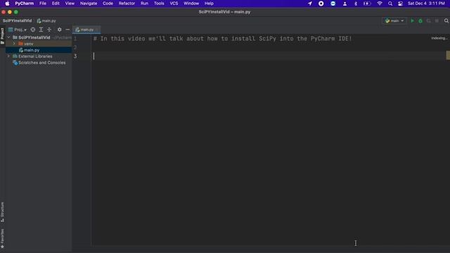 How To Install SciPy In PyCharm