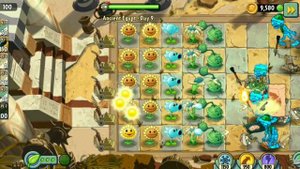 Купил новое растение (Ледяной горохострел) plants vs zombie 2 прохождение игры