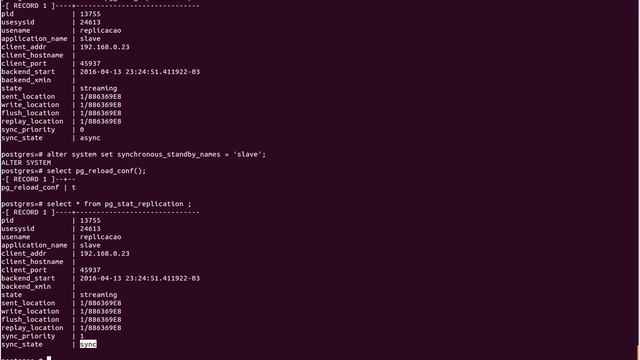 Curso de PostgreSQL Replicação 06 - Réplica Síncrona смотреть онлайн