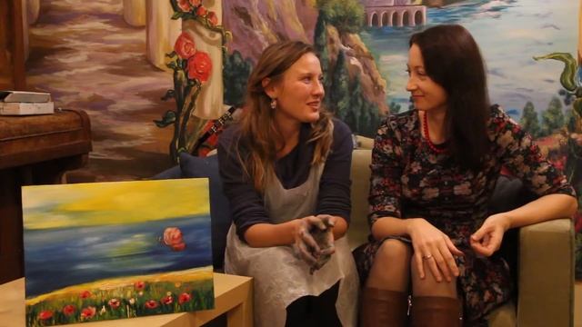 ИНТУИТИВНАЯ ЖИВОПИСЬ Анны Буркиной -отзыв участницы МК, КАРТИНА РАДОСТНЫЕ МГНОВЕНИЯ 3 смотреть онлайн