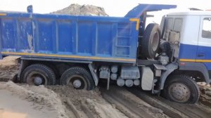 Проходимость белорусского самосвала МАЗМАН