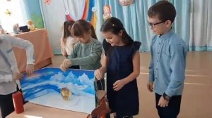 Мини-спектакль "Мама для мамонтенка". Литературно-театральный клуб " Читайка"