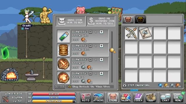 Completing Pig with Axe Quest In Legends of Idleon смотреть онлайн