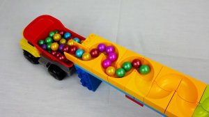 Шарики катятся с горки - АСМР marble