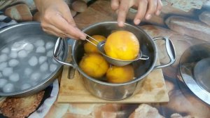 Очень простой способ очистки персика от кожицы