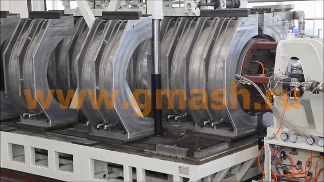 Экструдер для производства гофрированной, двухслойной трубы ф1200мм смотреть онлайн