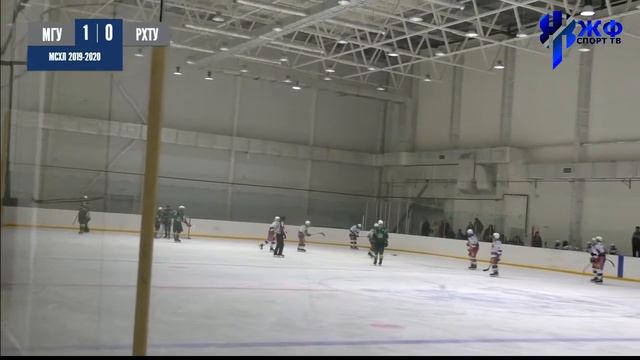 Хоккей. МСХЛ 2019-2020. Дивизион Бакалавр. МГУ - РХТУ смотреть онлайн
