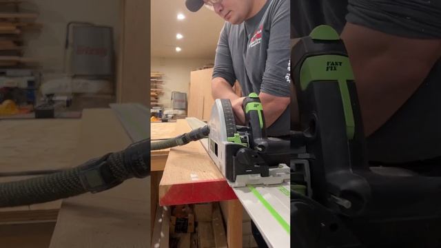 Festool Track Saw on 8/4 Lumber? #woodworking #festool #tracksaw