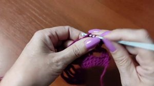 ШАРФ АЖУРНЫЙ КРЮЧКОМ.  Шарфик для начинающих.