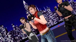 [MMD] Viviz Love Love Love - Claire Redfield, Ada Wong, Jill Valentine kpop dance Resident Evil