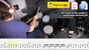 All Nightmare Long - Metallica | Drum SCORE Sheet Music Play-Along | DRUMSCRIBE