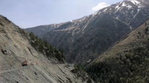 Дагестан. пешком среди гор из села Лучек до Мишлеш. обвал и лавина. Кавказ. село Кина. село Цахур