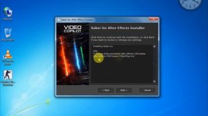 How to install Saber Plugin in Adobe After Effects CS6