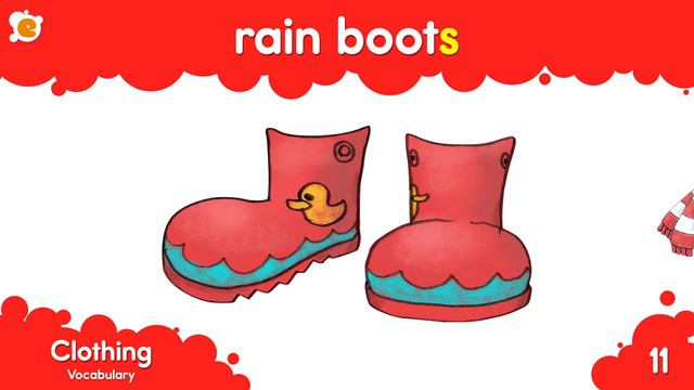 Clothing Vocabulary Chant for Kids by ELF Learning смотреть онлайн