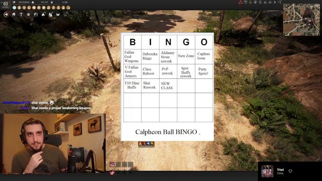 Calpheon Ball 2023 Bingo with my Chat! 19th of December! [Black Desert Online]