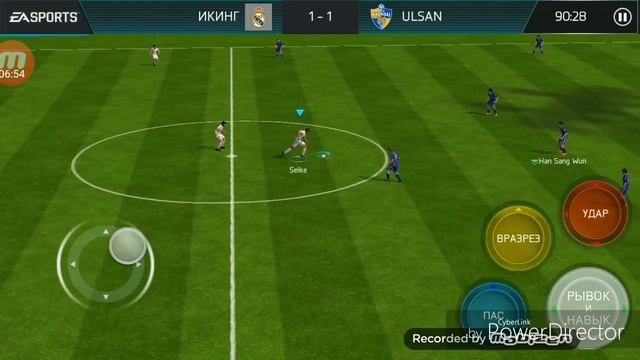 Играем в игру FIFA Mobile пенальти смотреть онлайн