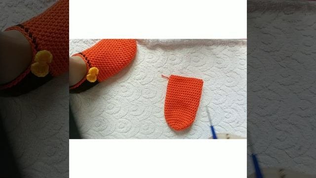 #тапочки_крючком Самые простые следки/тапочки крючком. Справится даже новичок.