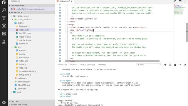 [ React + MobX ] 3-2 props Practice(1/4)