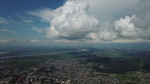 Колпашево с высоты 500 м