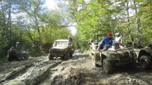 Покатушка на квадриках в лесах Хадыженского района