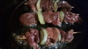 #Шашлычки из куриной печени
