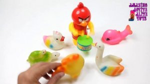 Duck Toys for Kindergarten kids Lucky Duck Game Angrybirds Family Fun Ducks Dancing With Angrybirds