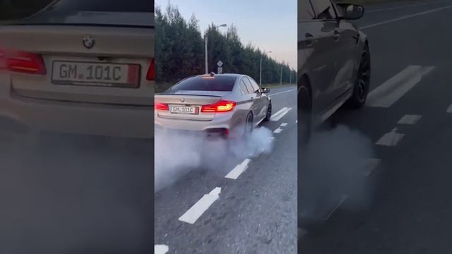 M5 F90 burnout