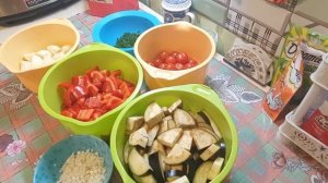 Овощной тёплый салат