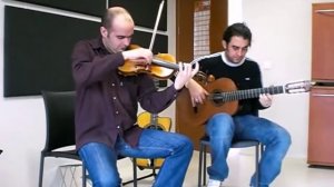 Por una cabeza, guitar - violin