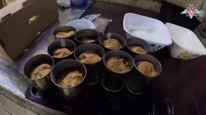 Приготовление куличей подразделениями МТО в зоне СВО
