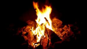 ЗВУКИ ГОРЯЩЕГО КОСТРА / ТРЕСК КОСТРА НОЧЬЮ/ ЗВУКИ РИРОДЫ /