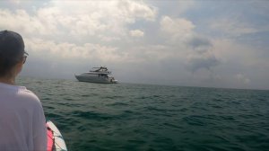 Сапборд (supboard). Криница прогулка по морю.