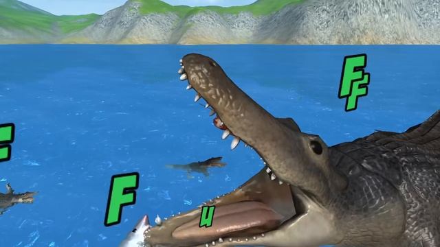 EJERCITO DE COCODRILOS VS EJERCITO DE TIBURONES | AMAZING FROG смотреть онлайн