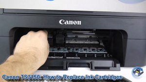 Canon Pixma TS3150/TS3151: How to Replace/Change Ink Cartridges