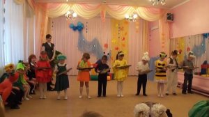 детский оркестр "Баллада Аделины" на осеннем утреннике