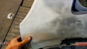 Ремонт и покраска переднего бампера VW Tiguan