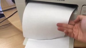 МФУ Samsung SCX-3405w Печать тестовой страницы